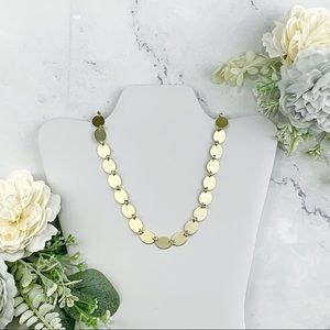 LOFT Gold Statement Signature Necklace